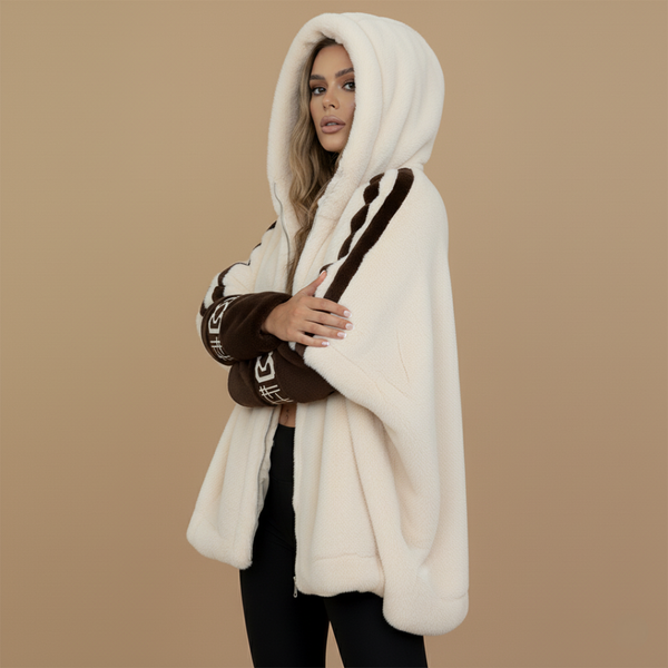 Aitana™ | Abrigo de Pelo Suave con Capucha
