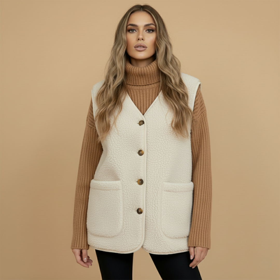 Alicia™ | Cárdigan Acolchado de Pelo Suave