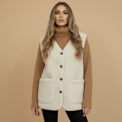 Alicia™ | Cárdigan Acolchado de Pelo Suave