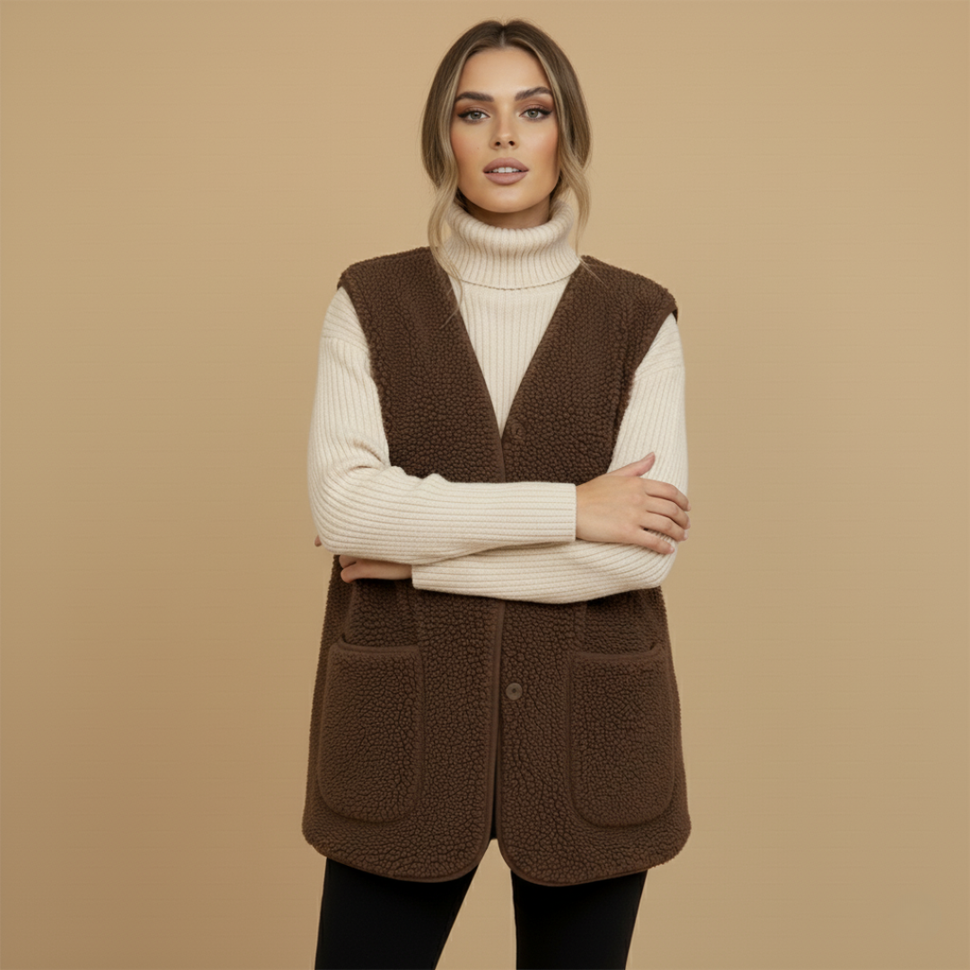 Alicia™ | Cárdigan Acolchado de Pelo Suave