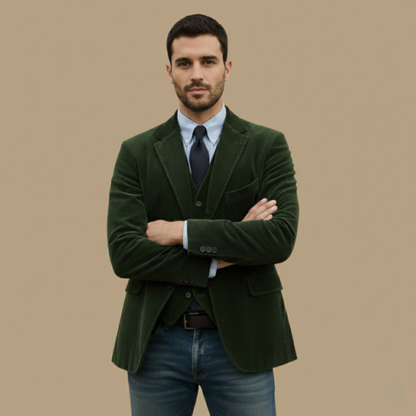 Manuel™ | Conjunto Elegante de Chaqueta y Chaleco
