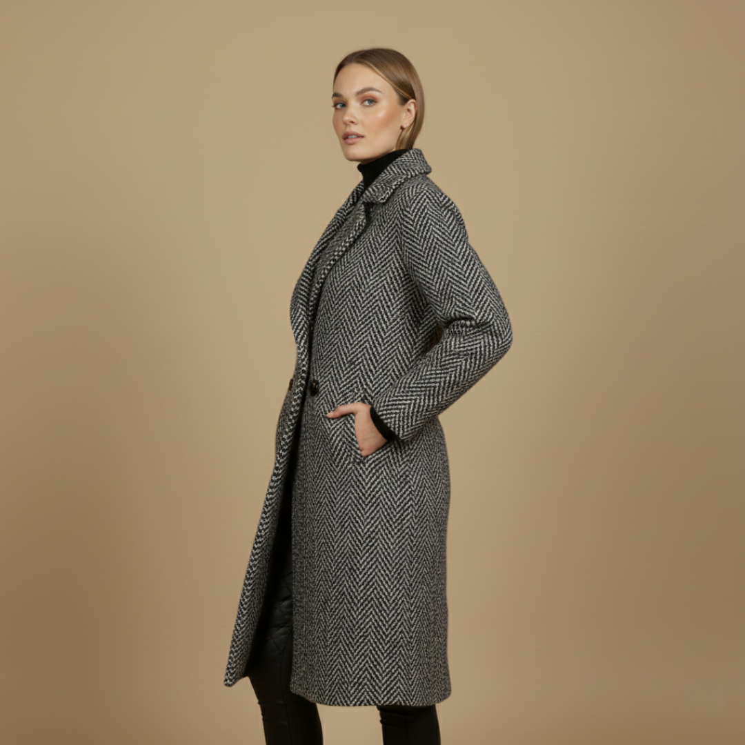 Claudia™ | Abrigo Moderno de Estilo Refinado