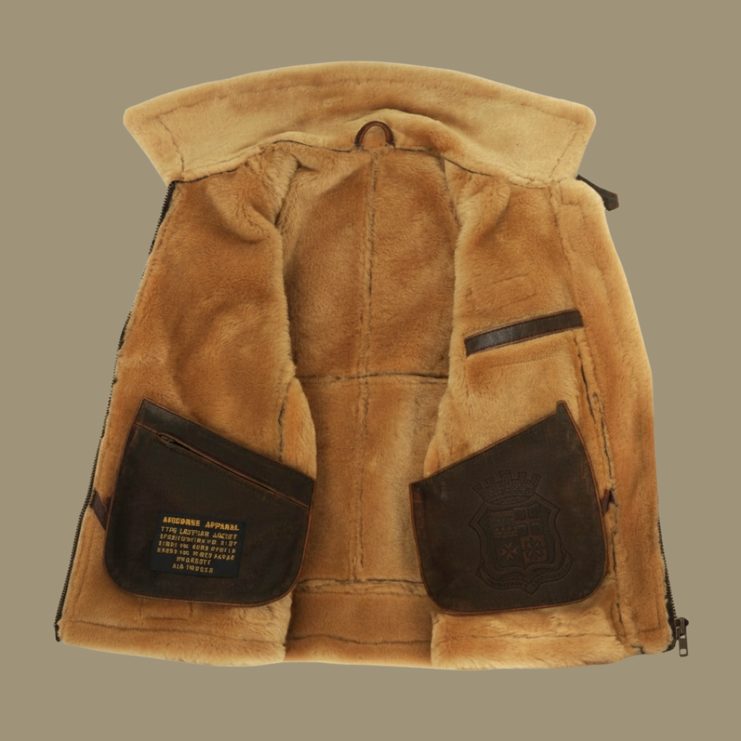 Javier™ | Chaqueta de Aviador Clásica para Hombre