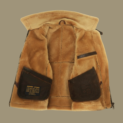 Javier™ | Chaqueta de Aviador Clásica para Hombre